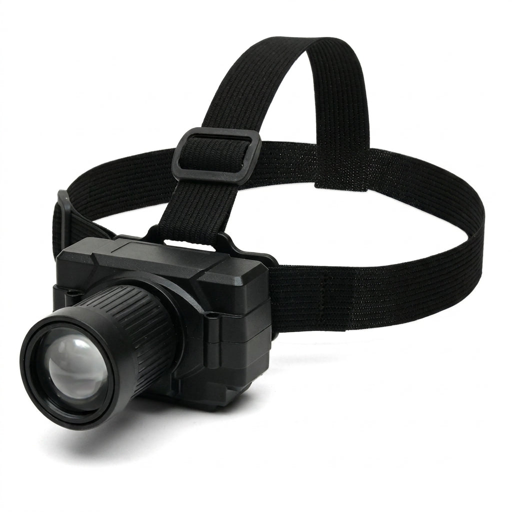 LED Induction Head Mounted Flashlight