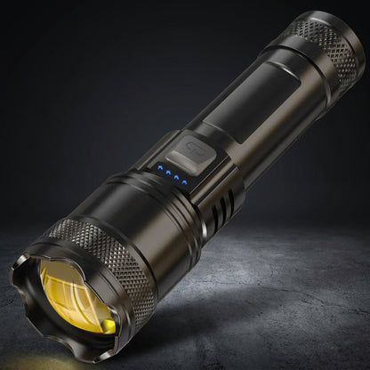 Rechargeable Zoom Focus LED Flashlight