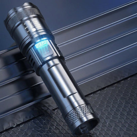 Rechargeable Zoom Focus LED Flashlight