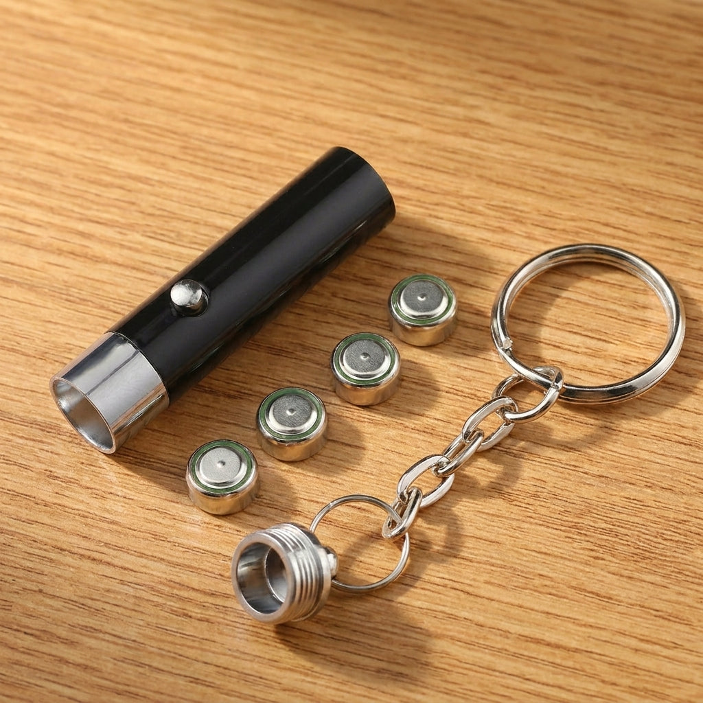 Mini LED Keychain UV Flashlight